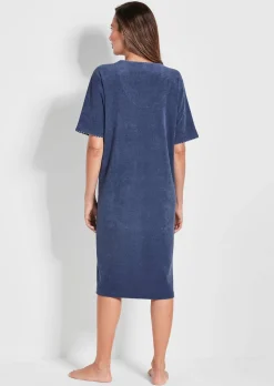Robe de chambre en tissu éponge zippée