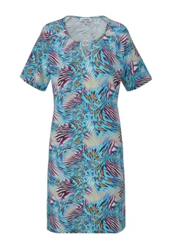 Robe de loisirs avec imprimé animal fantaisie