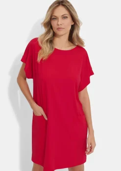 Robe de plage en matière fonctionnelle lisse