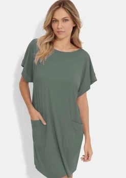 Robe de plage en matière fonctionnelle lisse