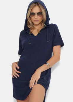 Robe en éponge à capuche