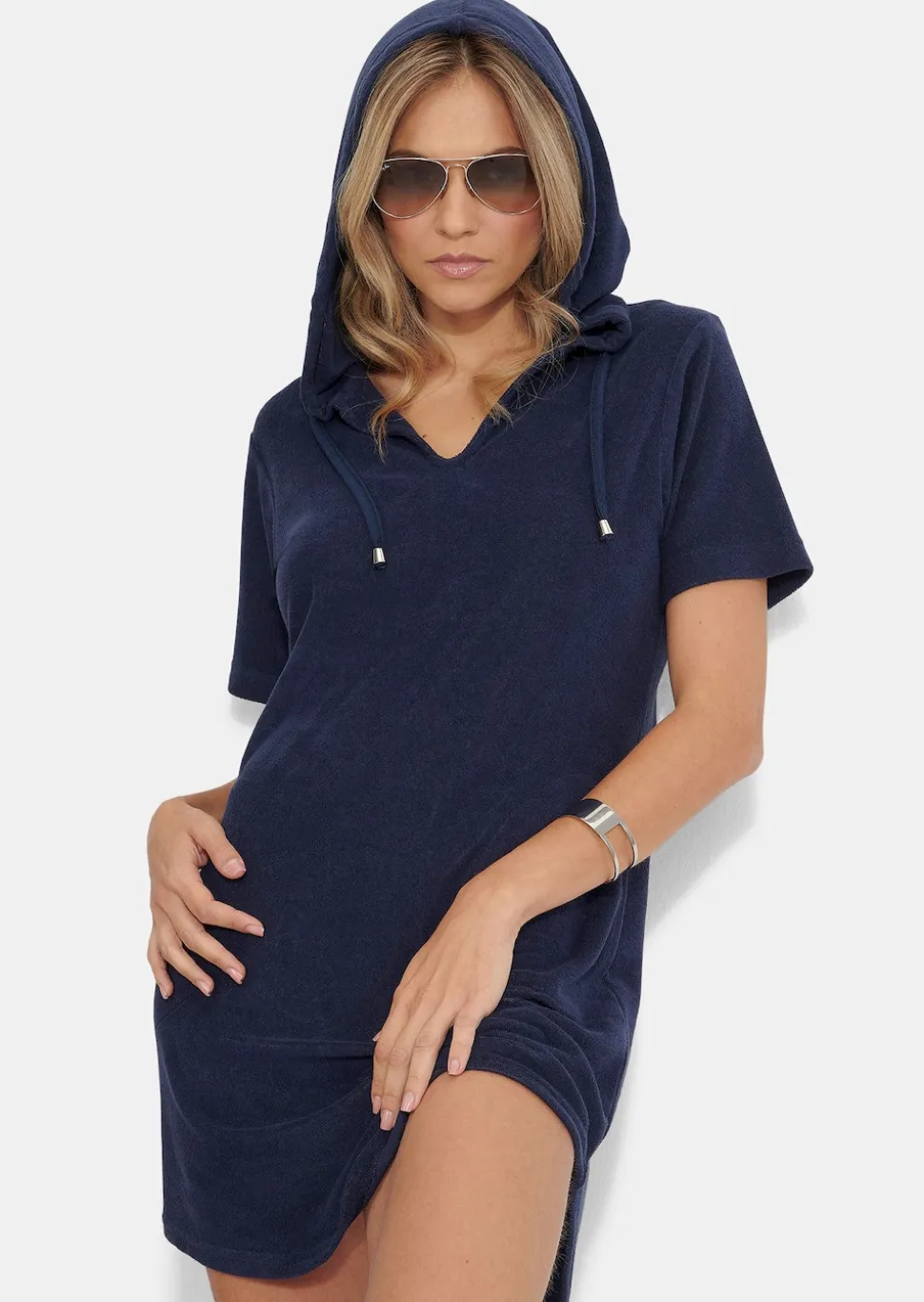 Robe en éponge à capuche