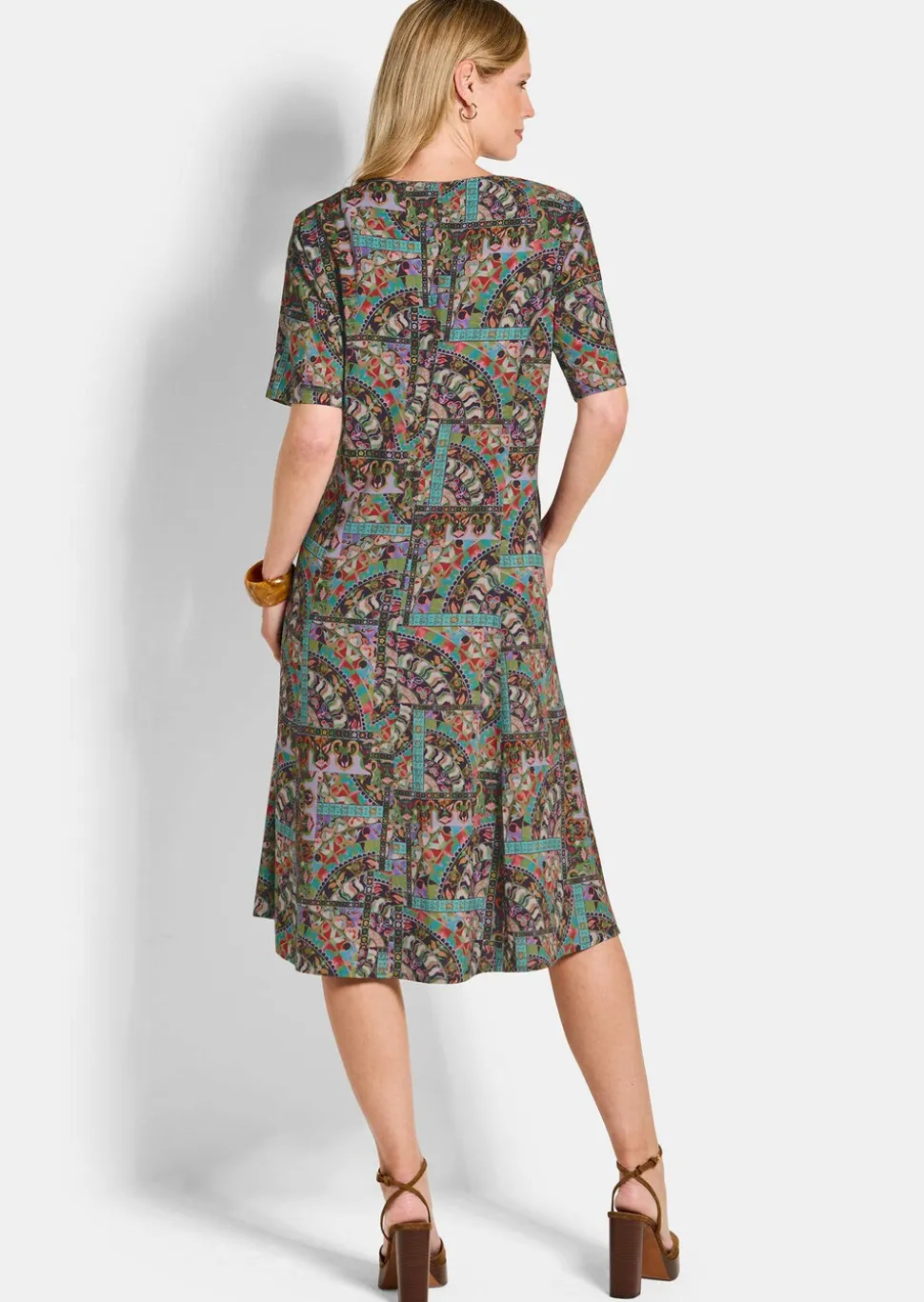 Robe en pure viscose