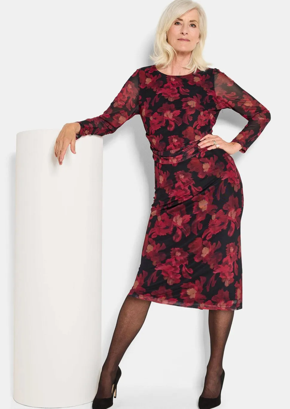 Robe en tissu filet ultradoux