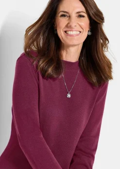 Robe en tricot à la coupe féminine en A