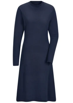 Robe en tricot à la coupe féminine en A