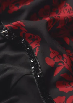 Robe habillée avec drapé en mousseline