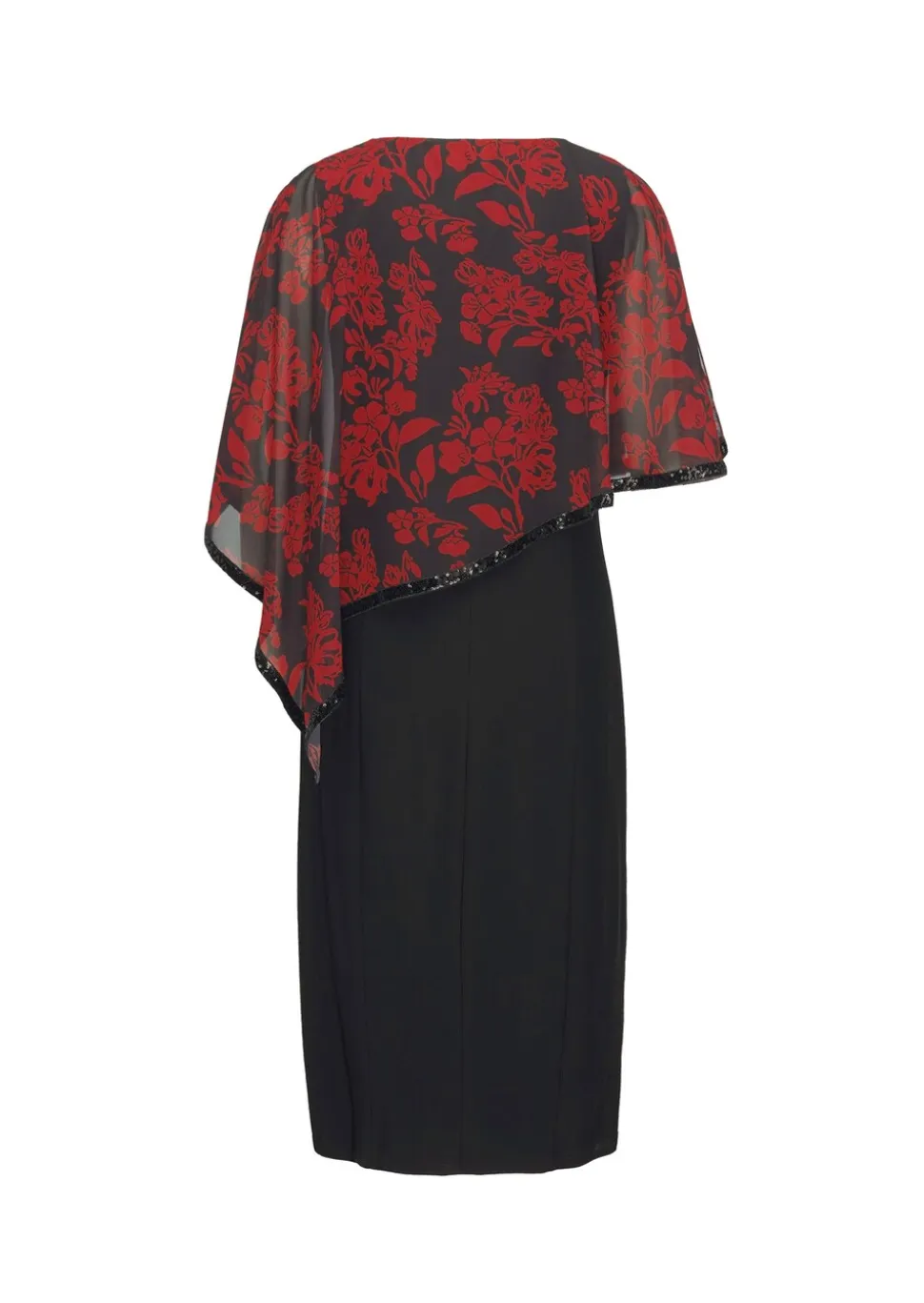 Robe habillée avec drapé en mousseline