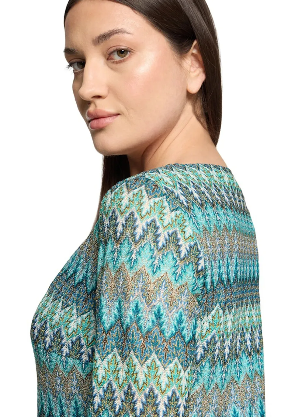 Robe élégante, aspect crochet
