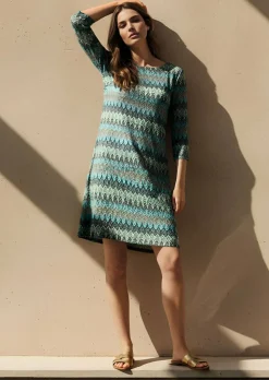Robe élégante, aspect crochet