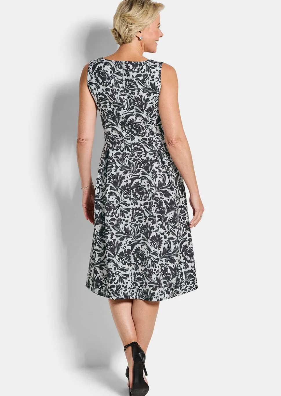Robe élégante en jersey crêpe