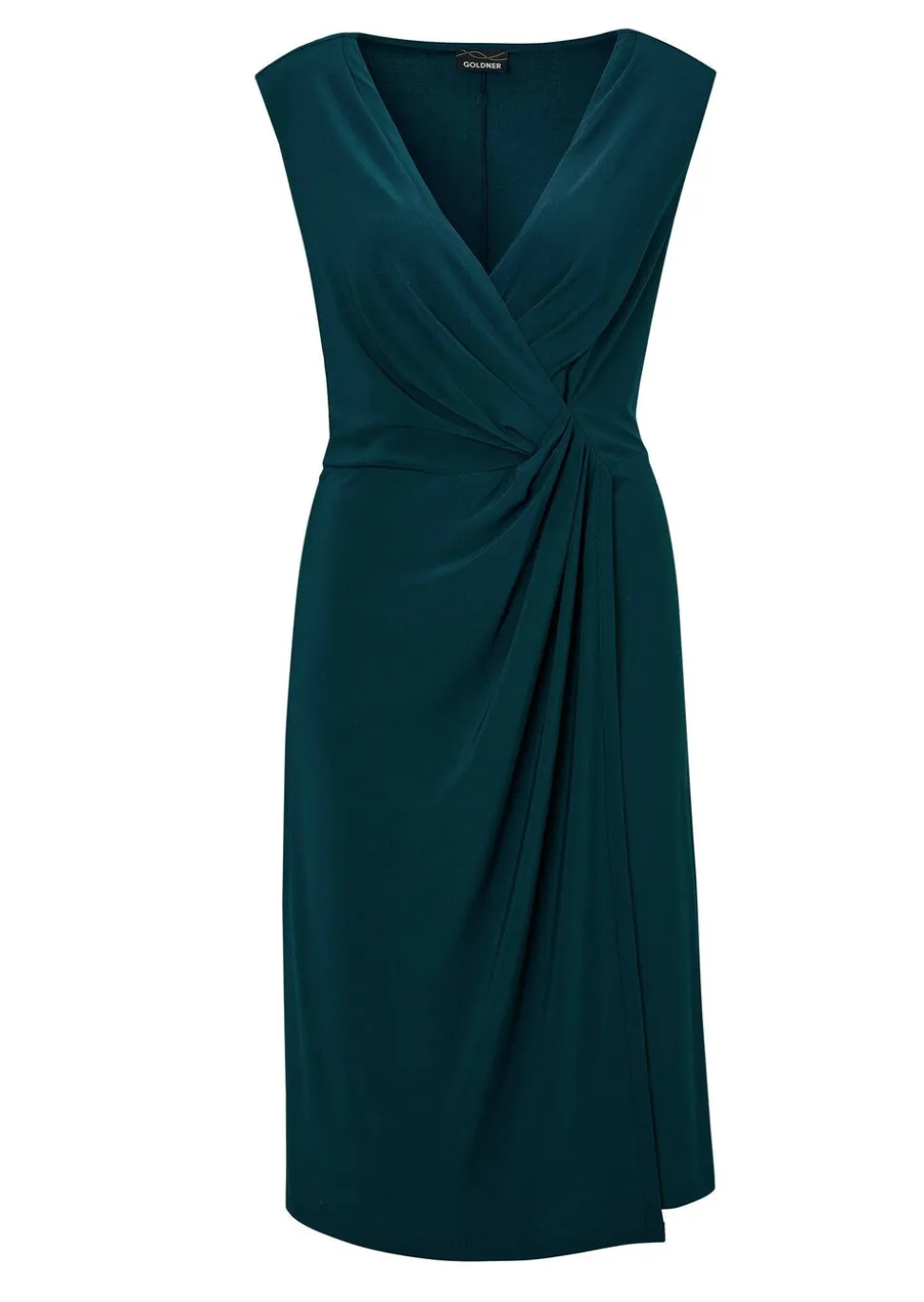 Robe portefeuille en tissu slinky