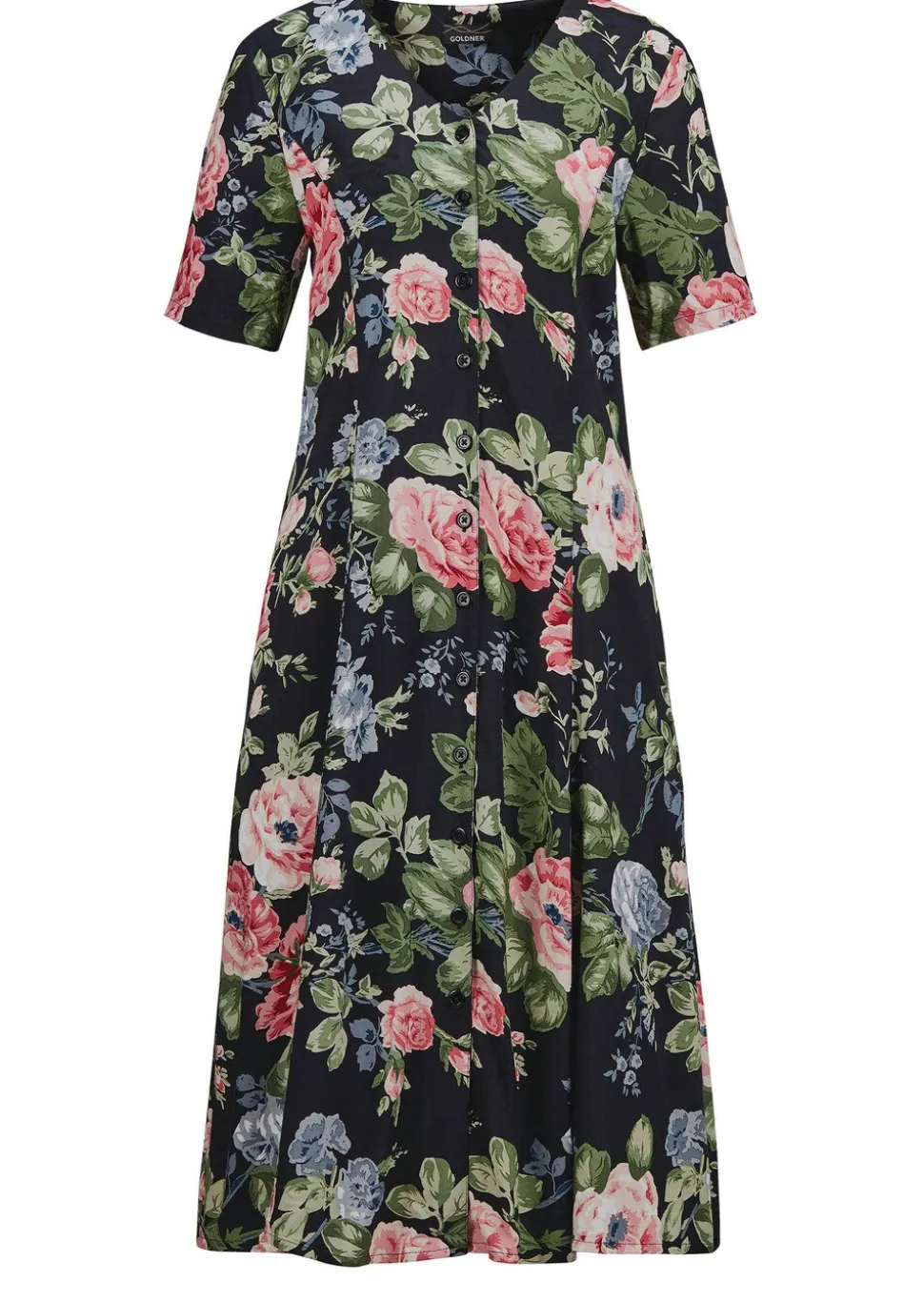 Robe romantique avec imprimé floral intégral