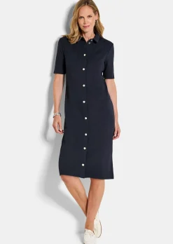 Robe, style marin, en jersey interlock