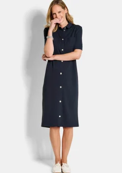 Robe, style marin, en jersey interlock