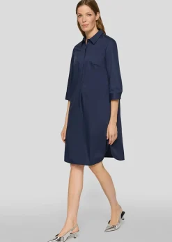 Robe tunique avec col chemise