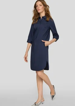 Robe tunique avec col chemise