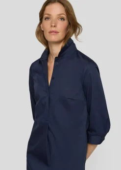 Robe tunique avec col chemise