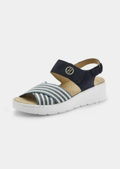 Sandales avec bandes élastiques