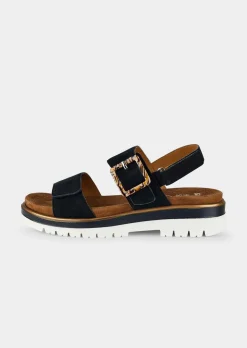 Sandales avec boucle décorative