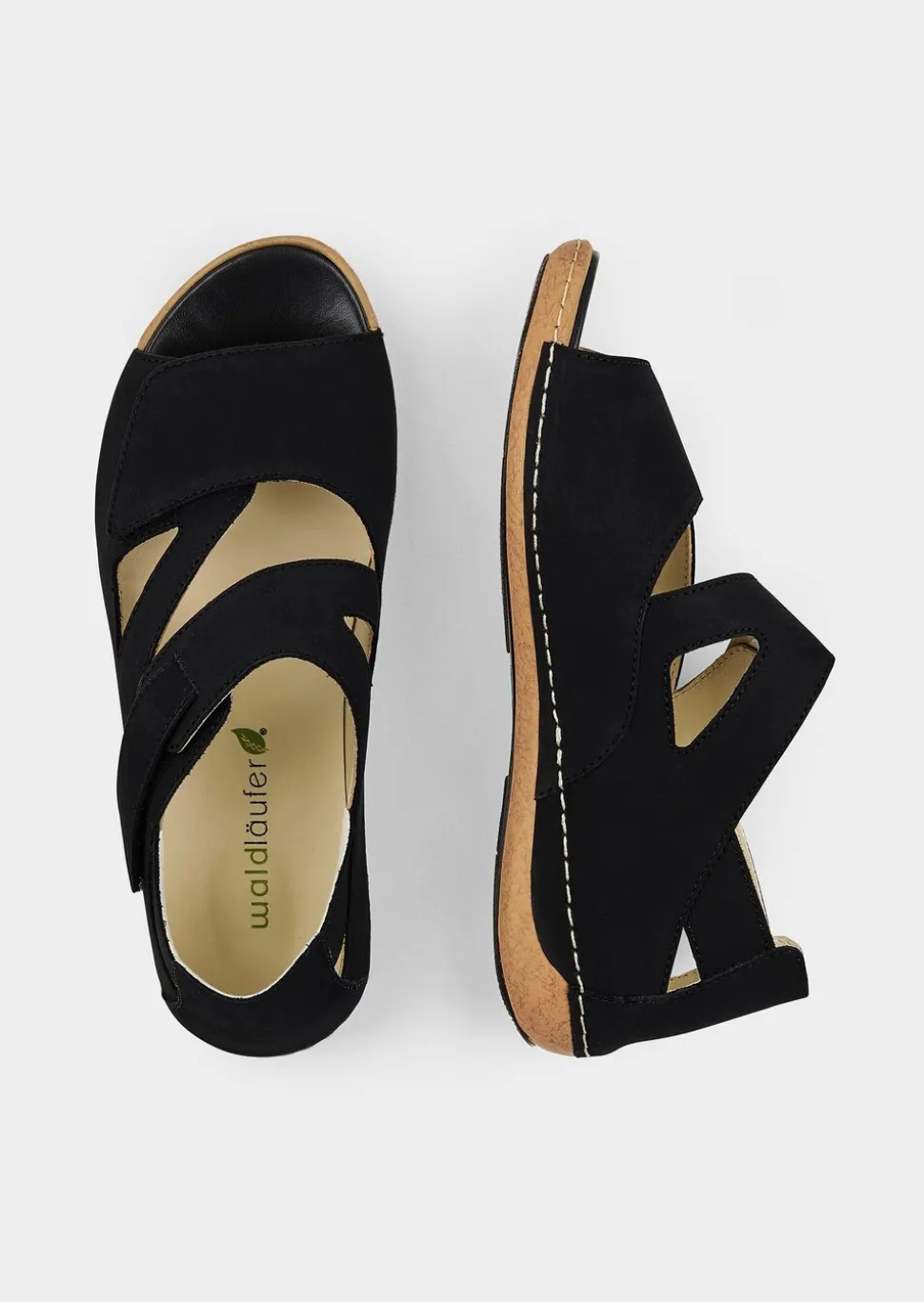 Sandales avec lanière velcro réglable
