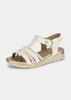 Sandales avec talon compensé