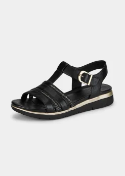 Sandales avec talon compensé