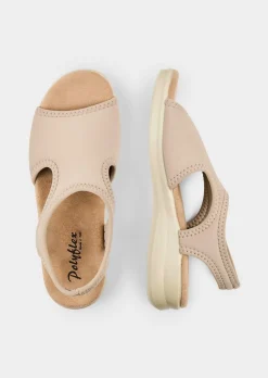 Sandales avec textile extensible