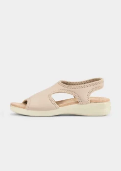 Sandales avec textile extensible