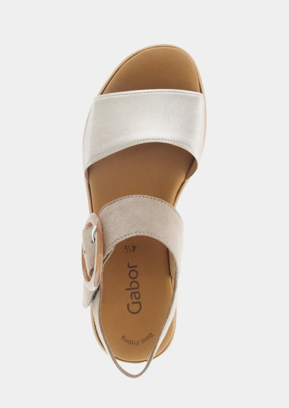 Sandales à plateforme en cuir véritable