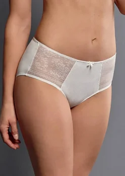 Slip gainant avec empiècement en dentelle