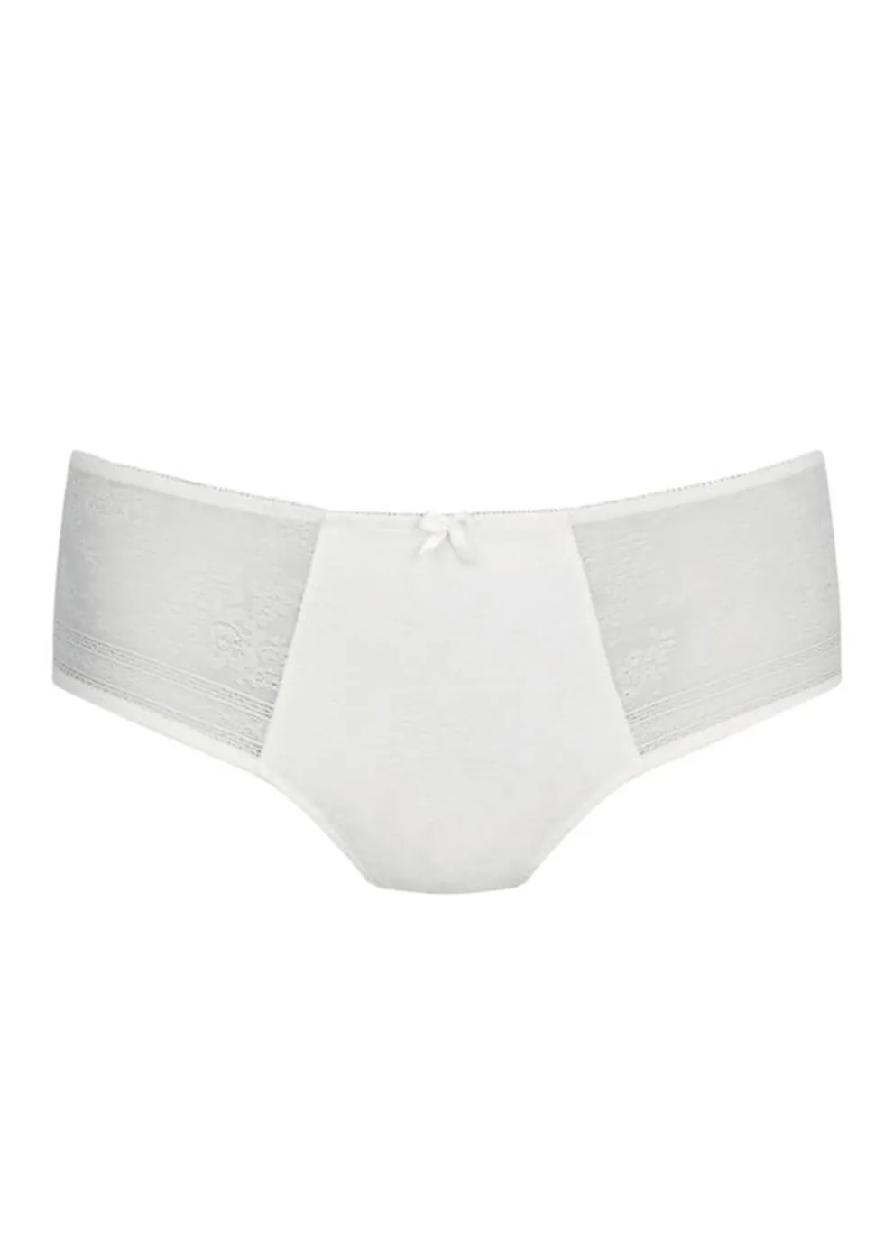 Slip gainant avec empiècement en dentelle