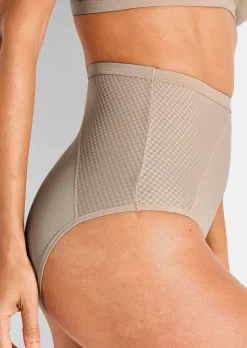 Slip jacquard taille haut