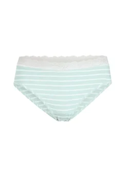 Slip montant en viscose avec dentelle