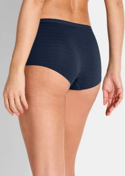 Slip panty aspect rayé