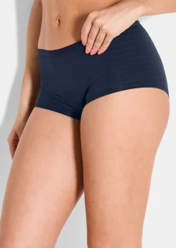 Slip panty aspect rayé