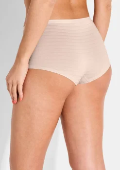 Slip panty aspect rayé