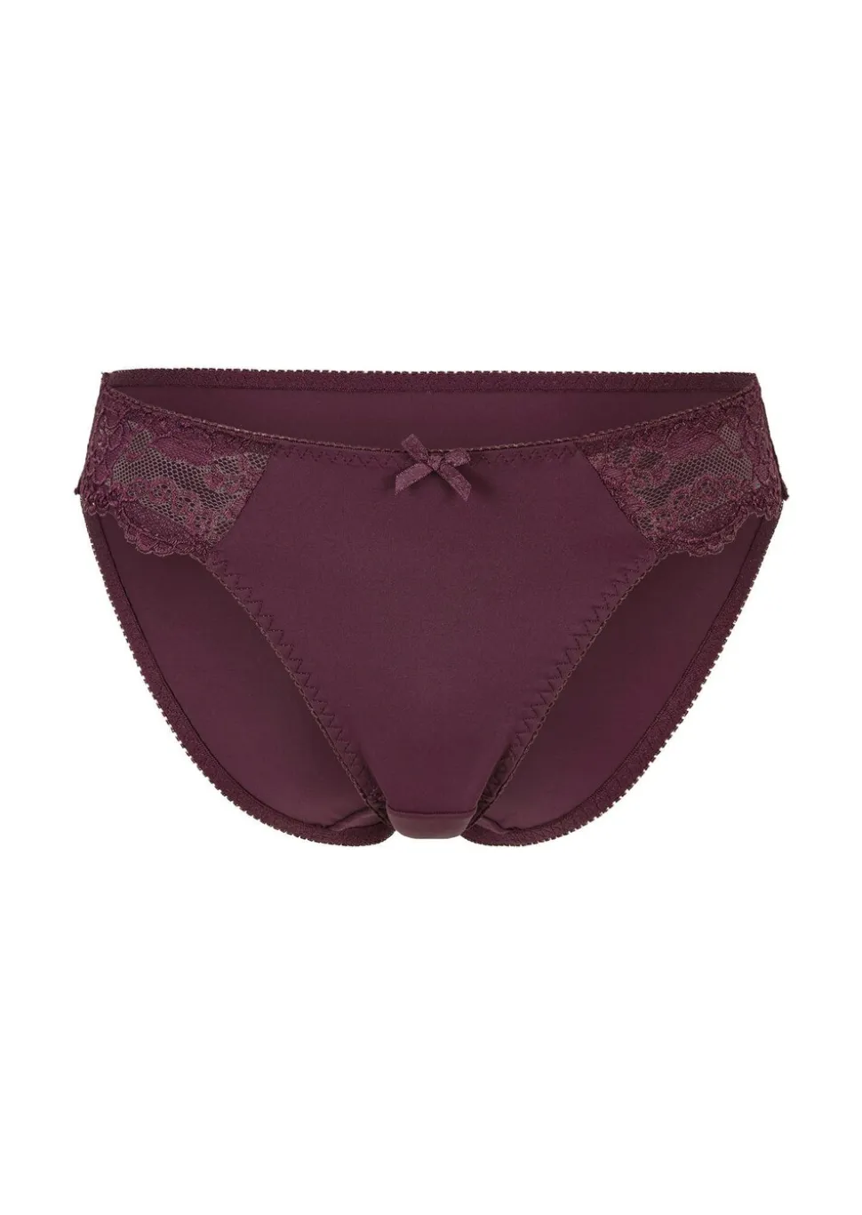 Slip taille basse féminin en dentelle