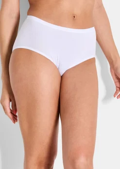 Slip taille haute aspect rayé