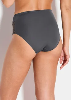 Slip taille haute en dentelle