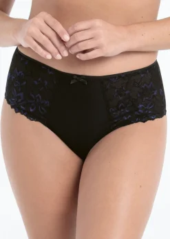 Slip taille haute en dentelle