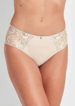 Slip taille haute en dentelle