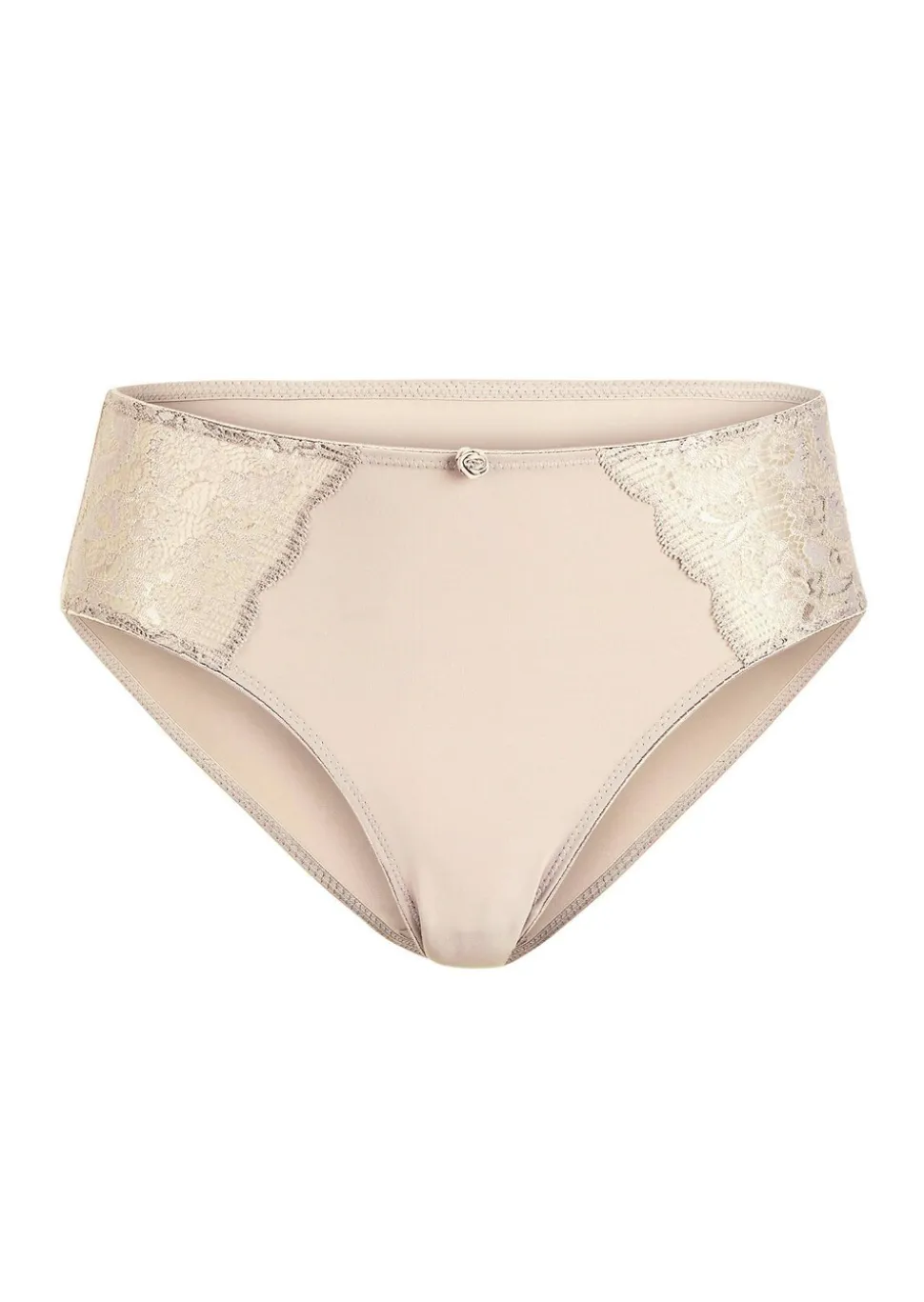 Slip taille haute en dentelle
