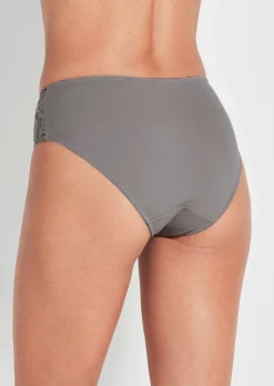 Slip taille haute en dentelle