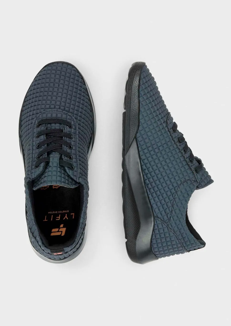 Sneakers, aspect gaufré