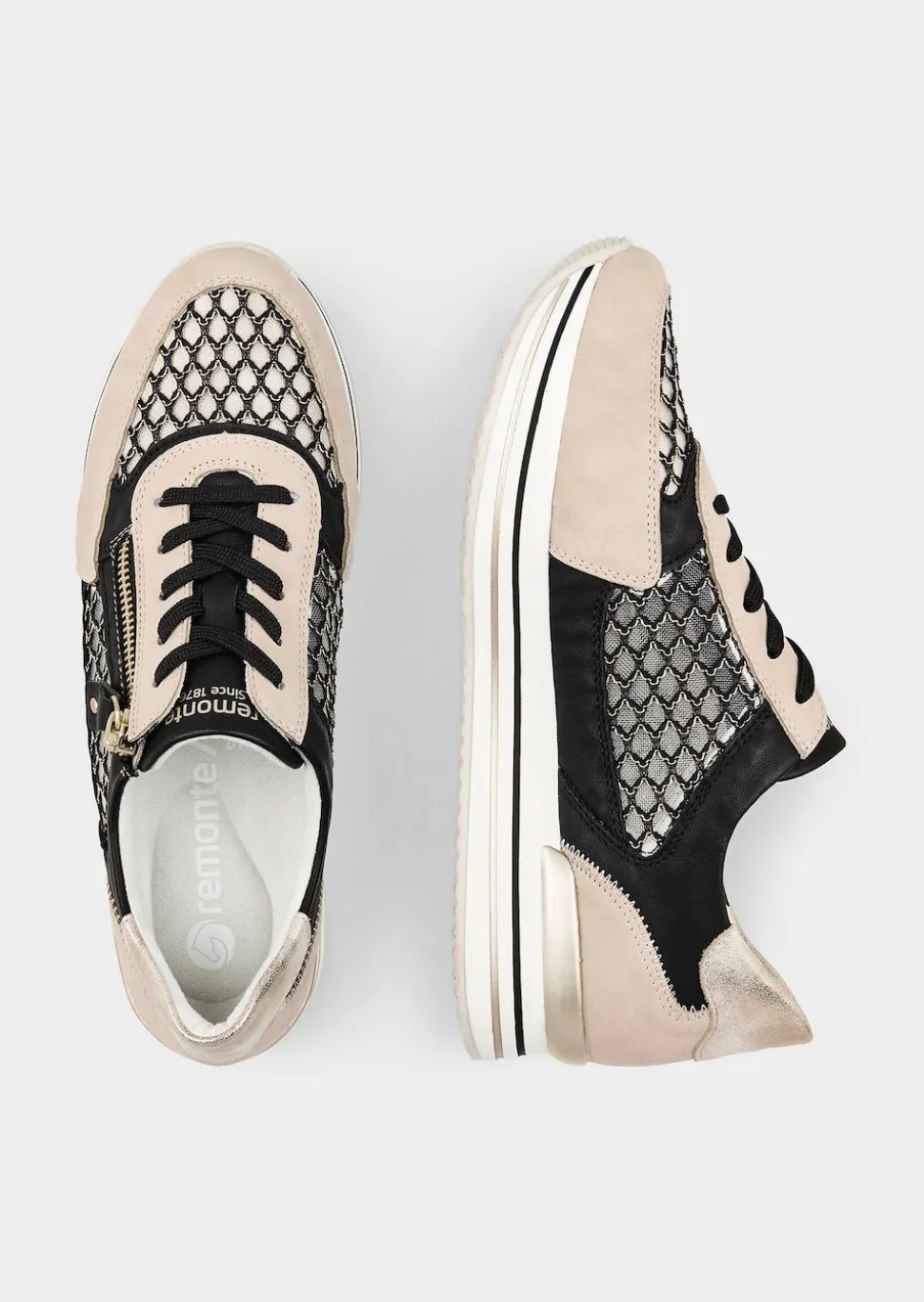Sneakers avec doublure respirante