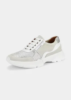 Sneakers avec détails scintillants