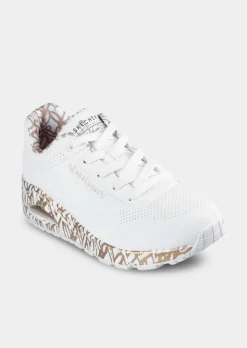 Sneakers avec effet métallisé