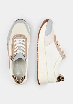 Sneakers avec imprimé léopard