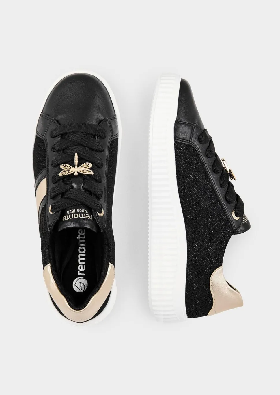 Sneakers avec éléments brillants
